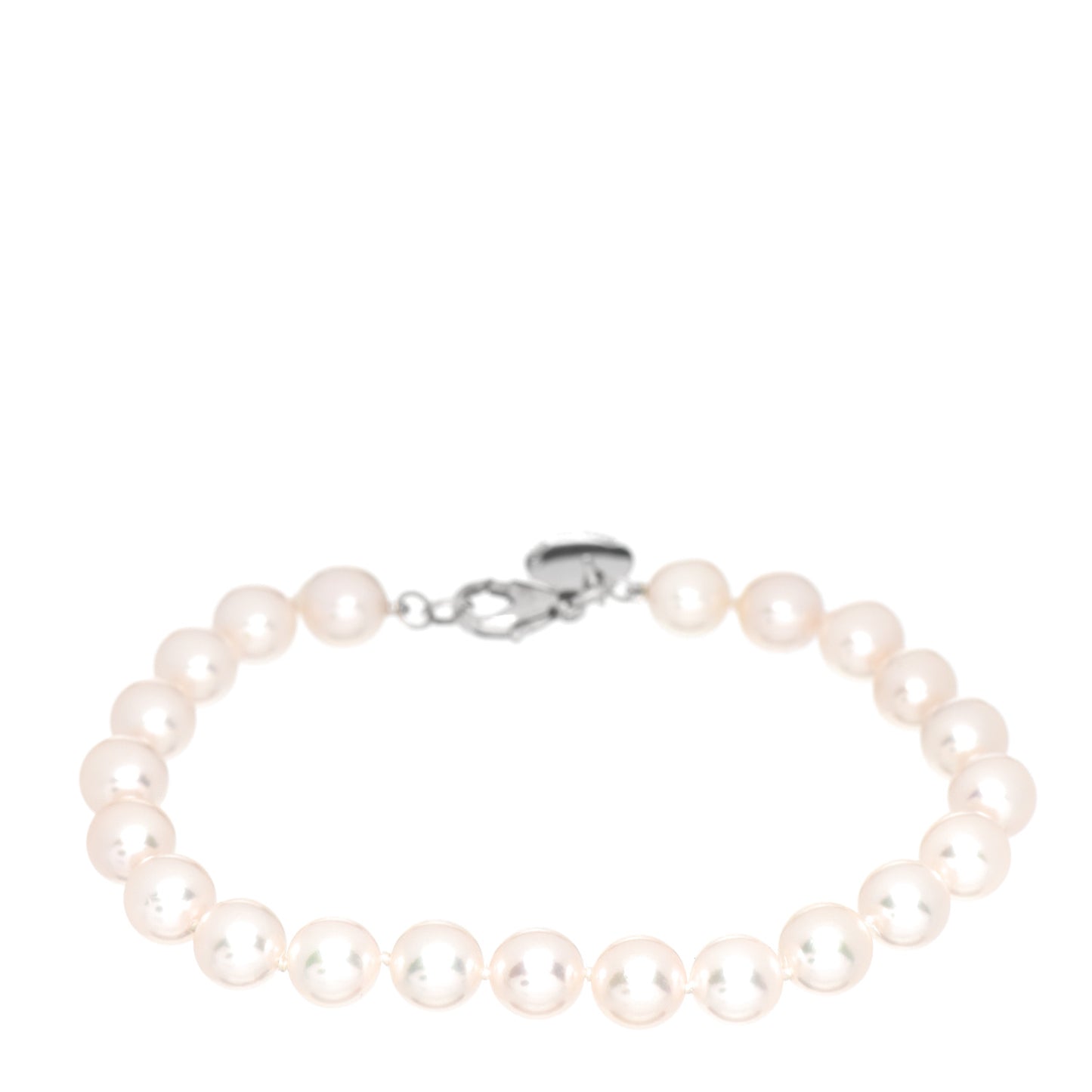 18K White Gold Akoya Pearl 7mm Essential Bracelet