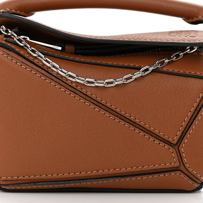 Loewe Calfskin Nano Puzzle Bag Tan 8 of 11