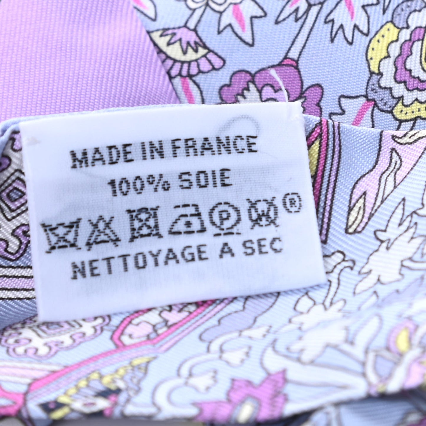 Silk Tapis Persans Twilly Rose Gris Bleuete Jaune Soufre