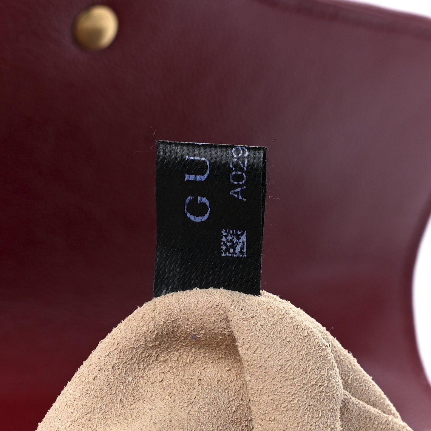 Vintage Effect Calfskin Matelasse Diagonal Mini Torchon GG Marmont Top Handle Shoulder Bag Black Romantic Cherry