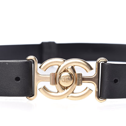 Chanel Calfskin CC Belt 95 38 Black 7 of 7
