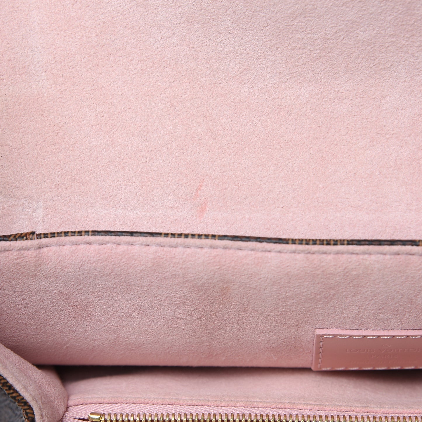 Damier Ebene Caissa Clutch Rose Ballerine