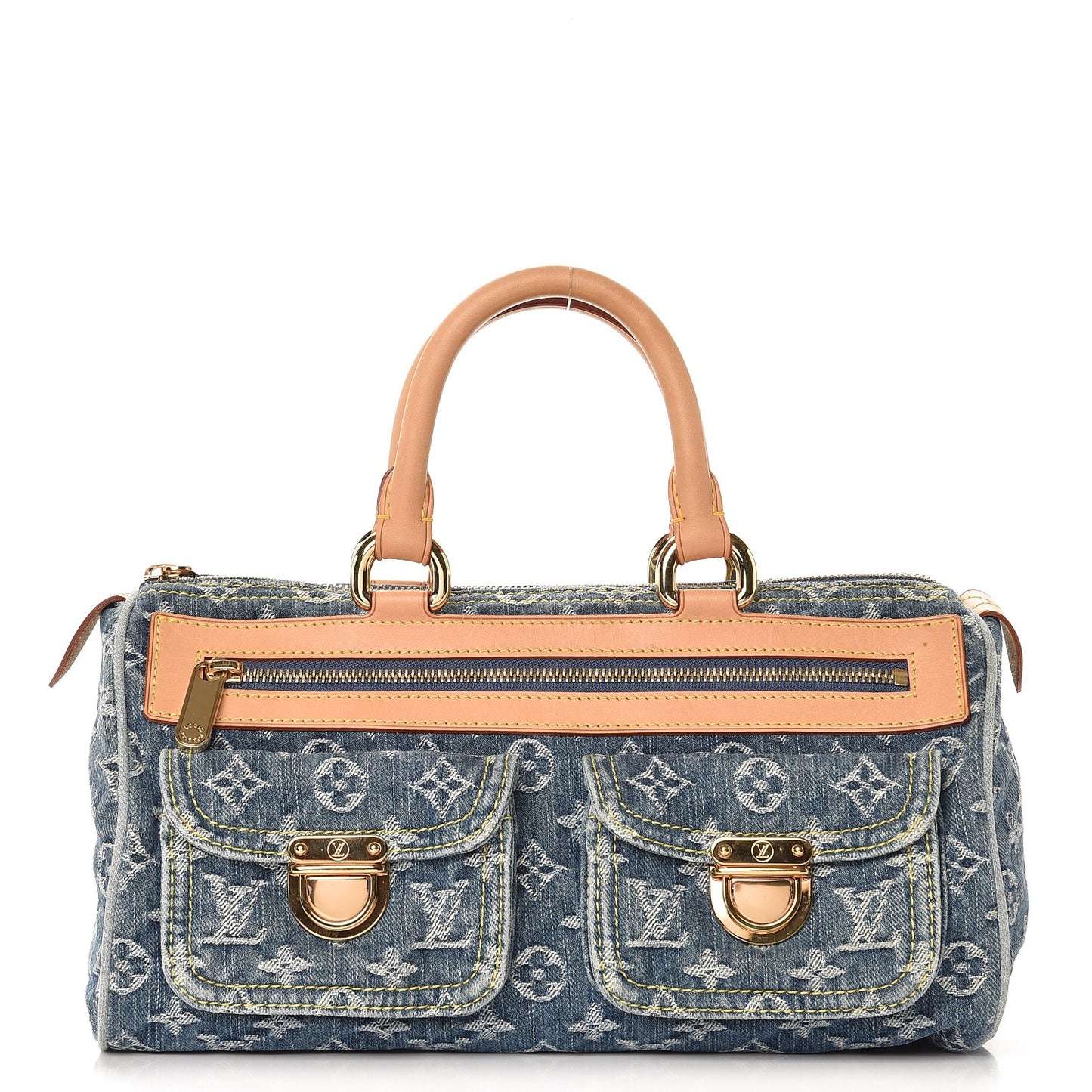 Monogram Denim Neo Speedy Blue