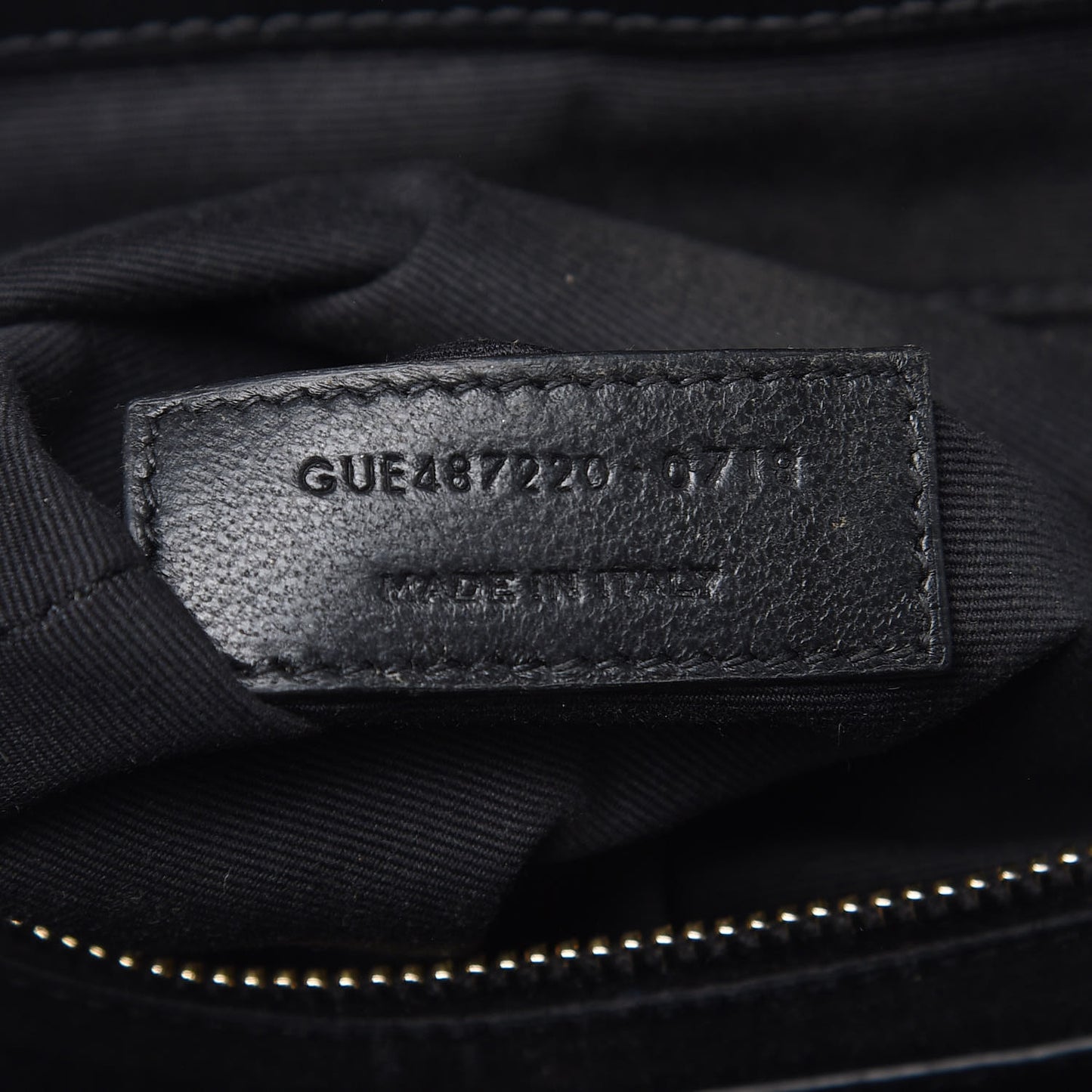Velvet Y Quilted Monogram Small Loulou Backpack Black