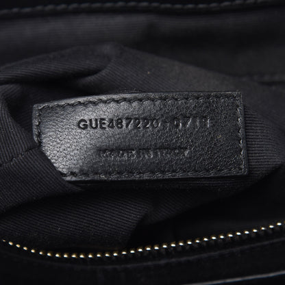Saint Laurent Velvet Y Quilted Monogram Small Loulou Backpack Black 6 of 17