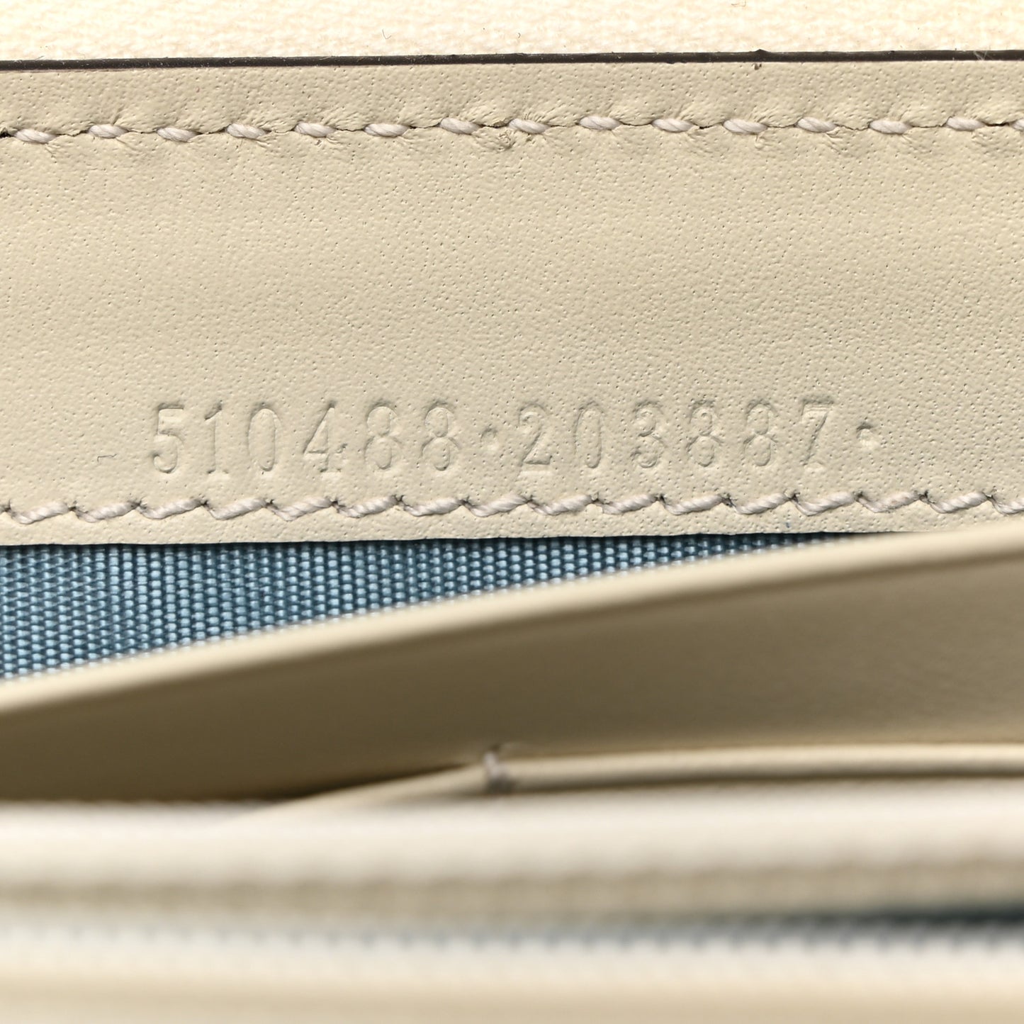 X SEGA Calfskin GUCCY Stars Zip Around Wallet Mystic White Gold