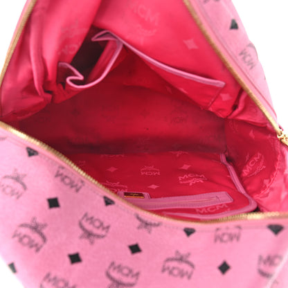 MCM Visetos Studded Medium Dual Stark Backpack Pink 5 of 13