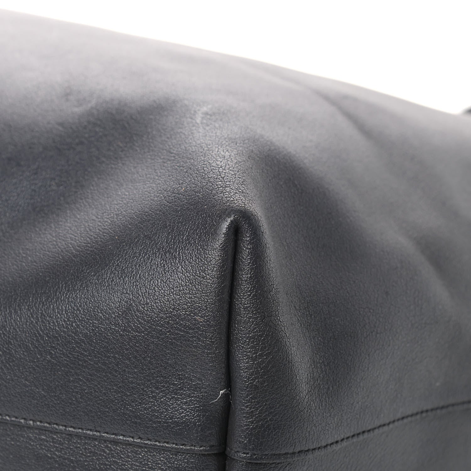 Saint Laurent Calfskin Large Shopping Tote Black Earth 9 of 18