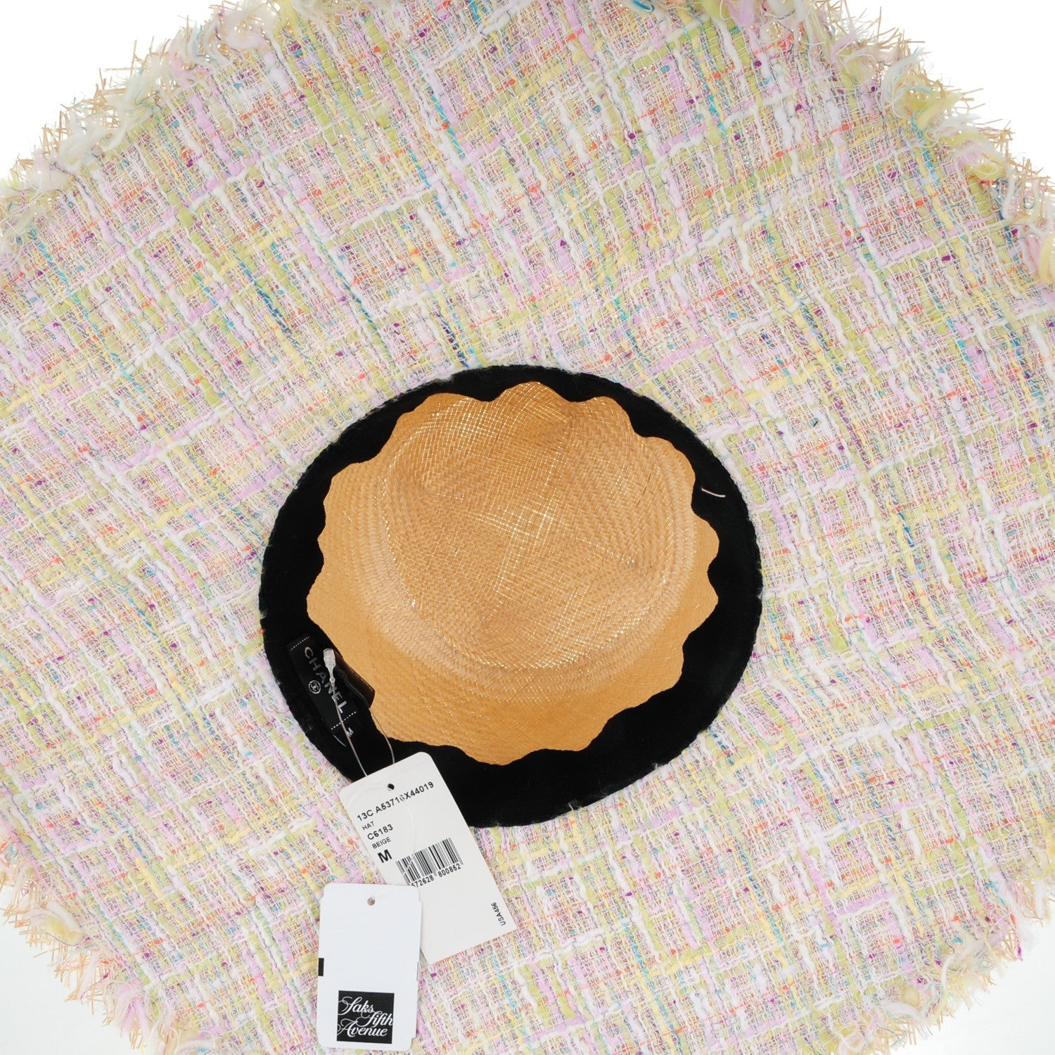 Chanel Straw CC Floppy Hat M Beige 4 of 7