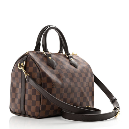 Louis Vuitton Damier Ebene Speedy Bandouliere 25 2 of 9