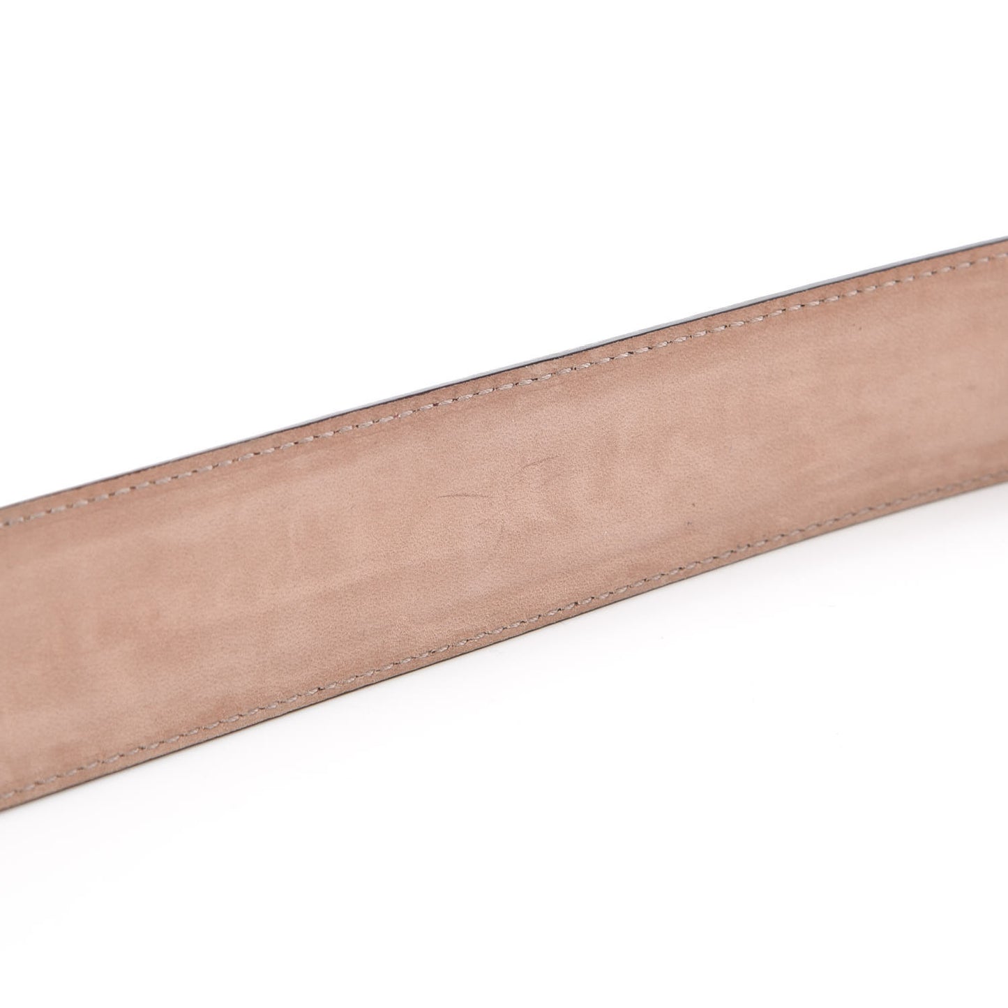 Moon Calfskin Interlocking G 37mm Belt 90 36 New Rosette