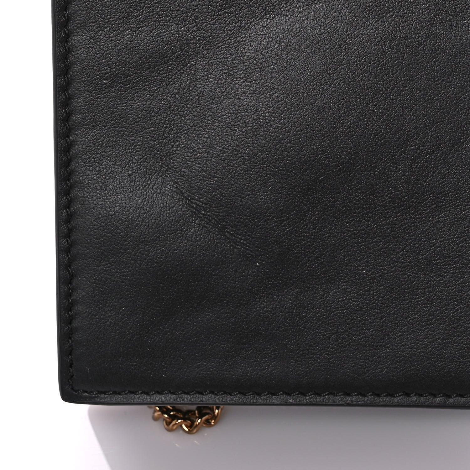 Versace Vitello Medallion Cell Phone Crossbody Black 11 of 12