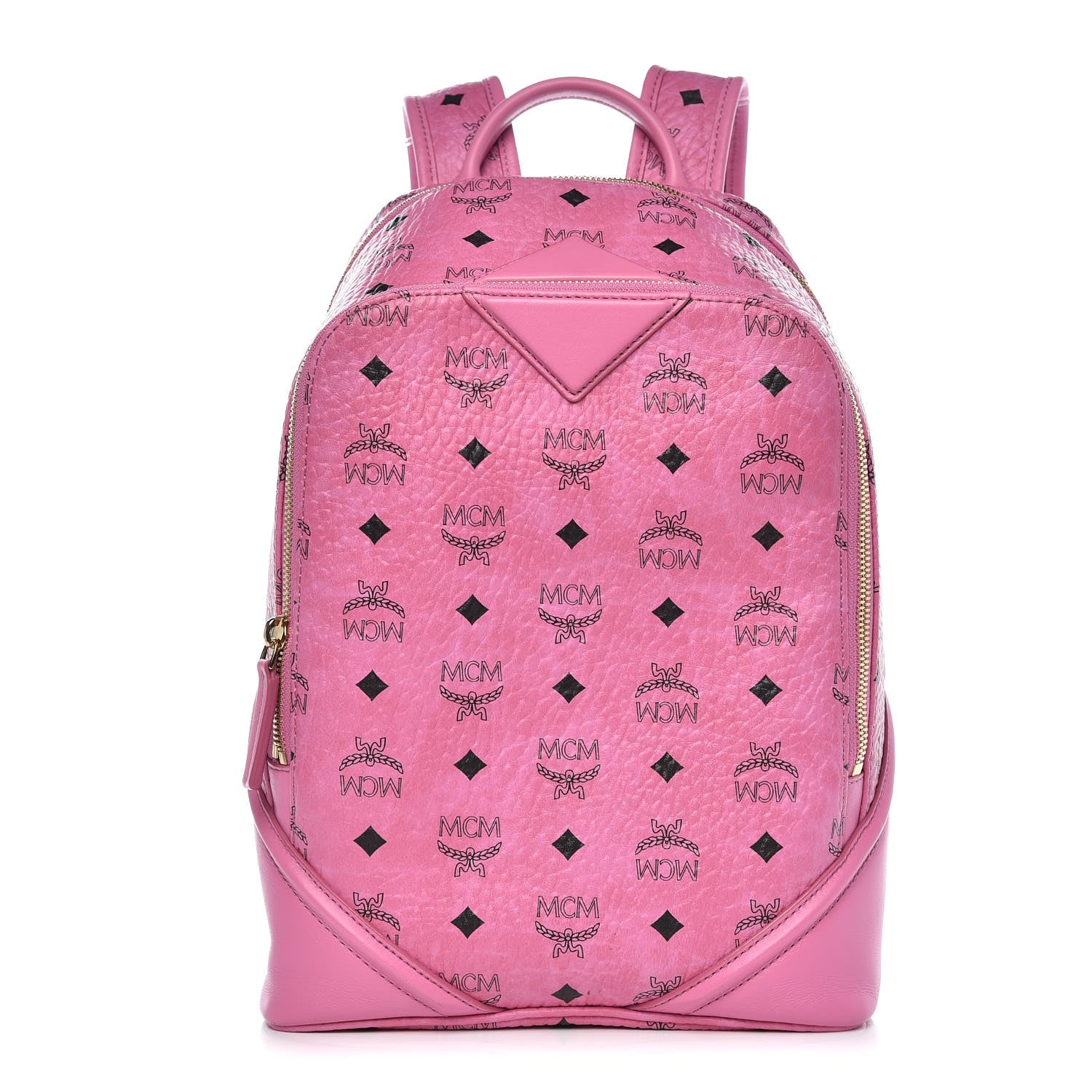 MCM Visetos Small Duke Backpack Pink 1 of 7