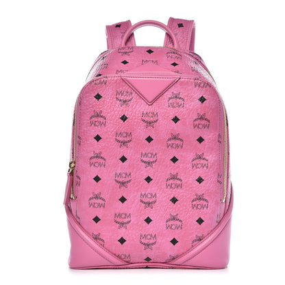 MCM Visetos Small Duke Backpack Pink 1 of 7