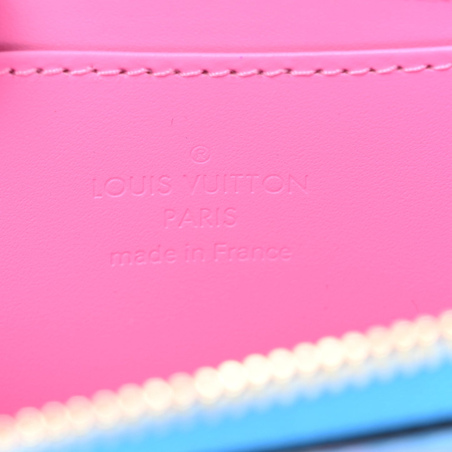 Vernis Valentine Zippy Coin Purse Baby Bleu Neon