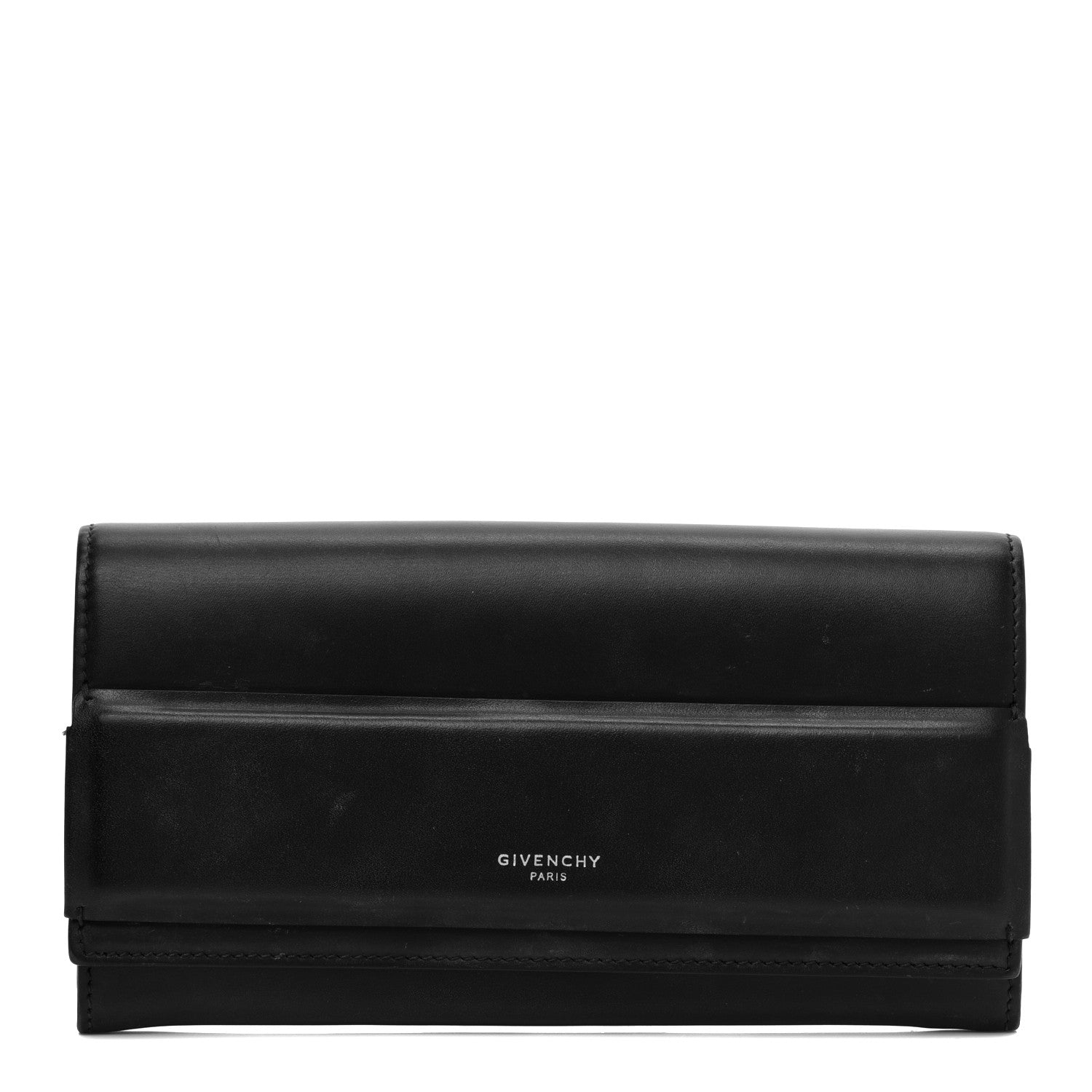 Givenchy Smooth Calfskin Horizon Continental Wallet Black 1 of 14