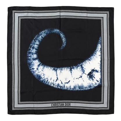 Christian Dior Silk Tie Dior Square Scarf Blue 1 of 8