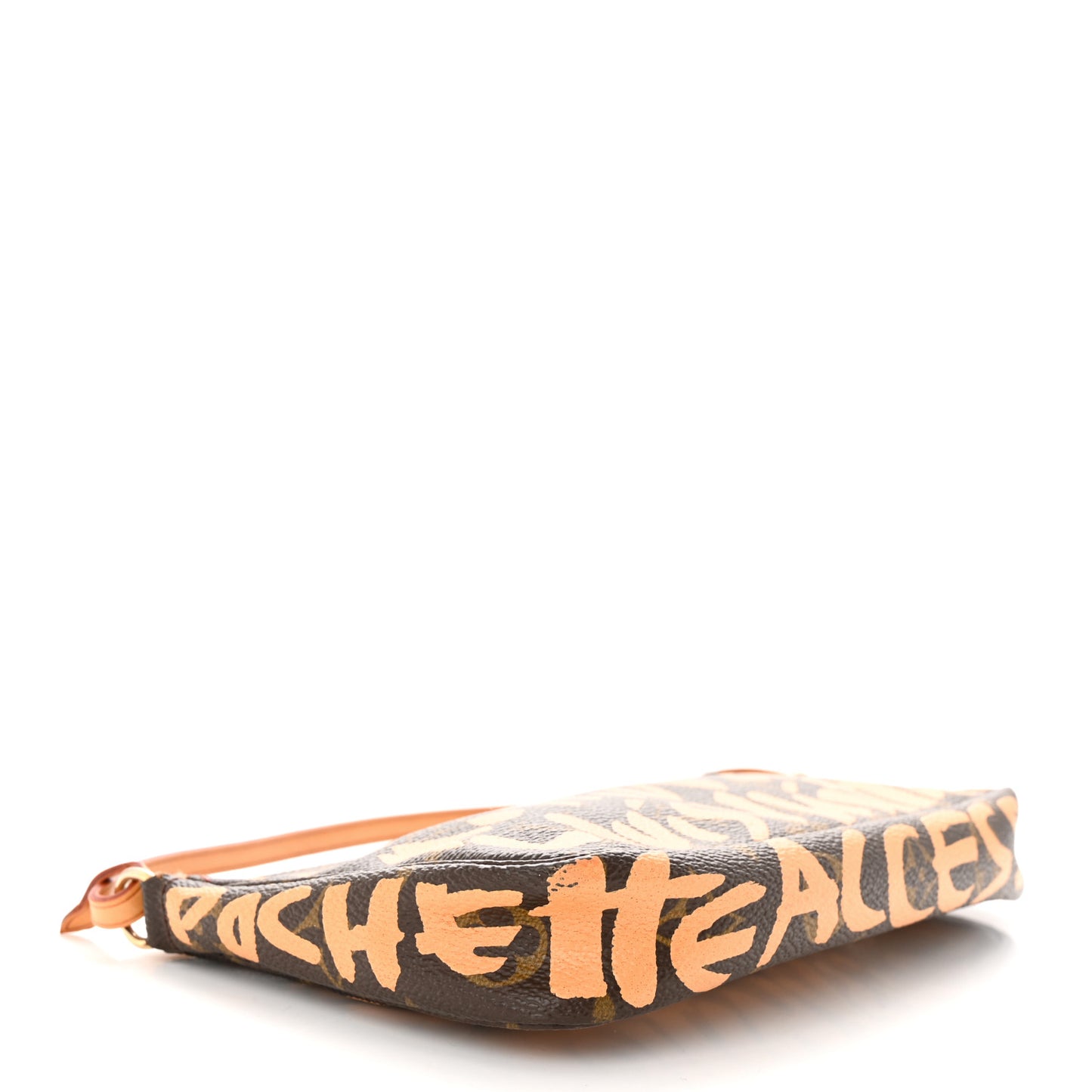 Monogram Graffiti Pochette Accessories Peach