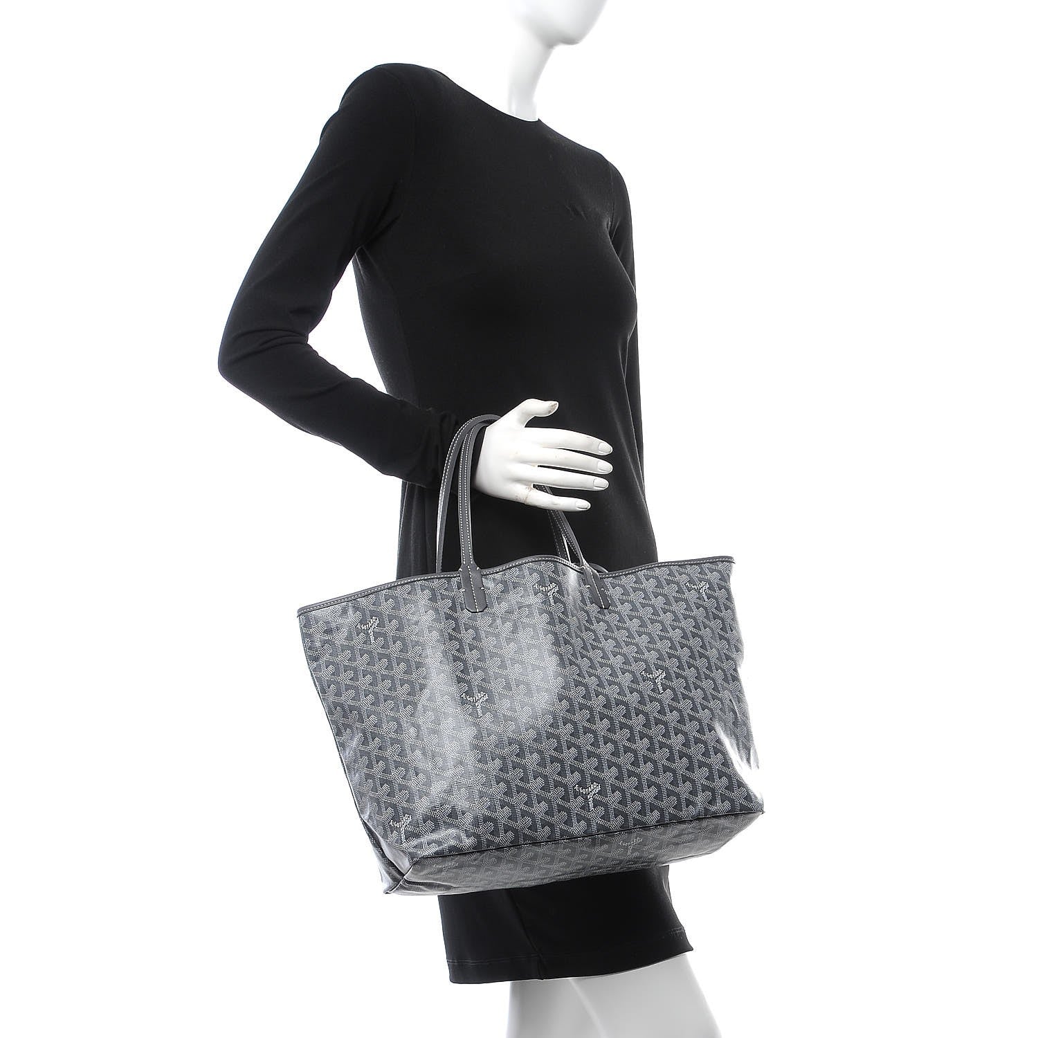 Goyard Goyardine Saint Louis PM Grey 2 of 8