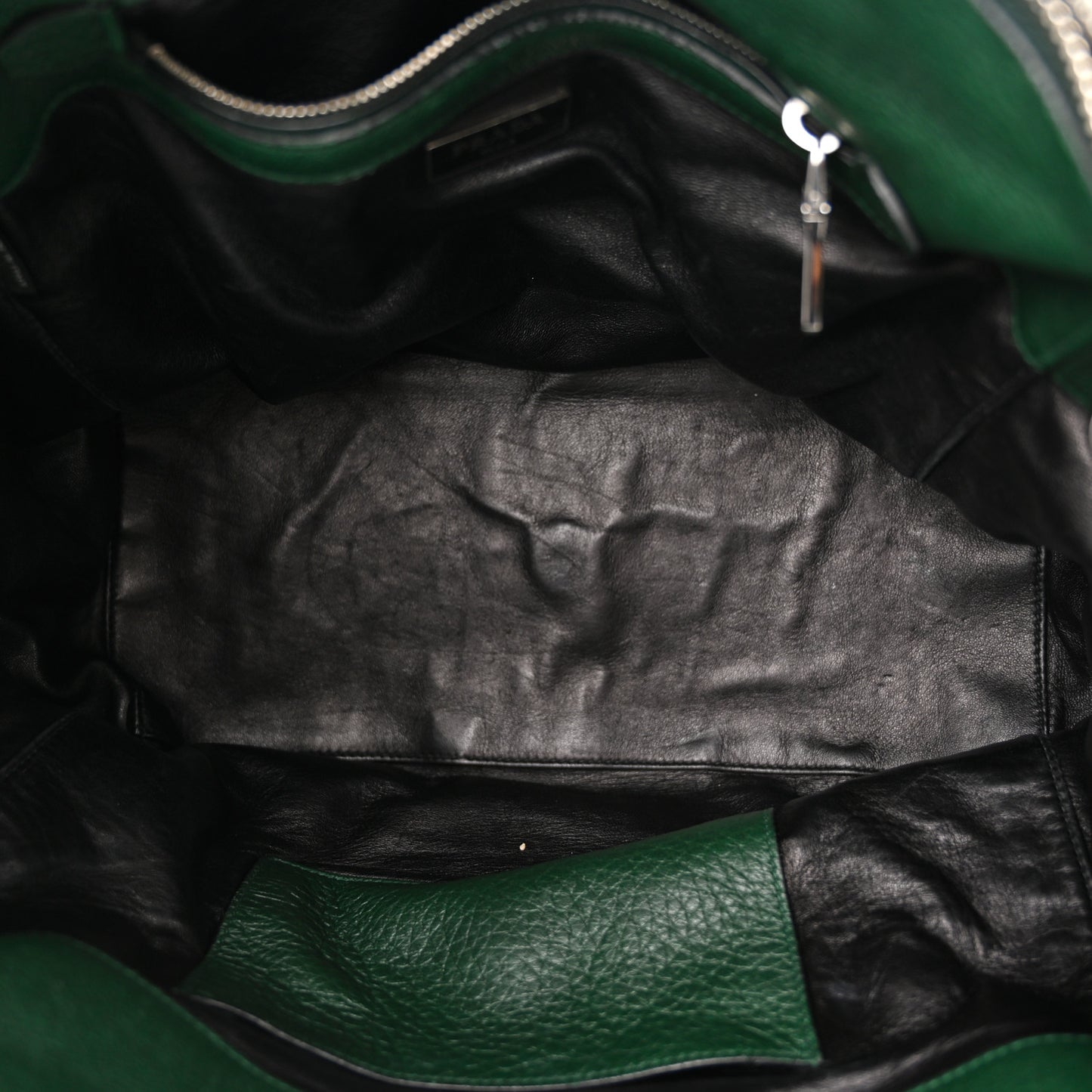 Vitello Daino Shopping Tote Foresta