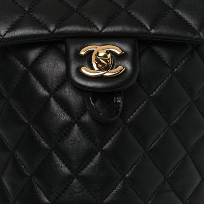 Chanel Calfskin Quilted Mini Urban Spirit Backpack Black 8 of 12