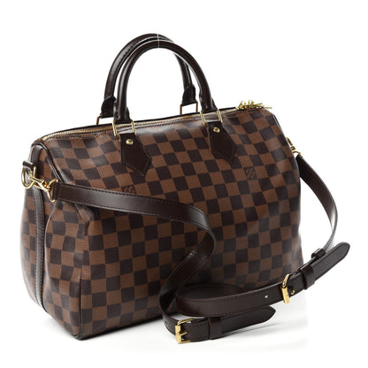 Louis Vuitton Damier Ebene Speedy Bandouliere 30 3 of 12