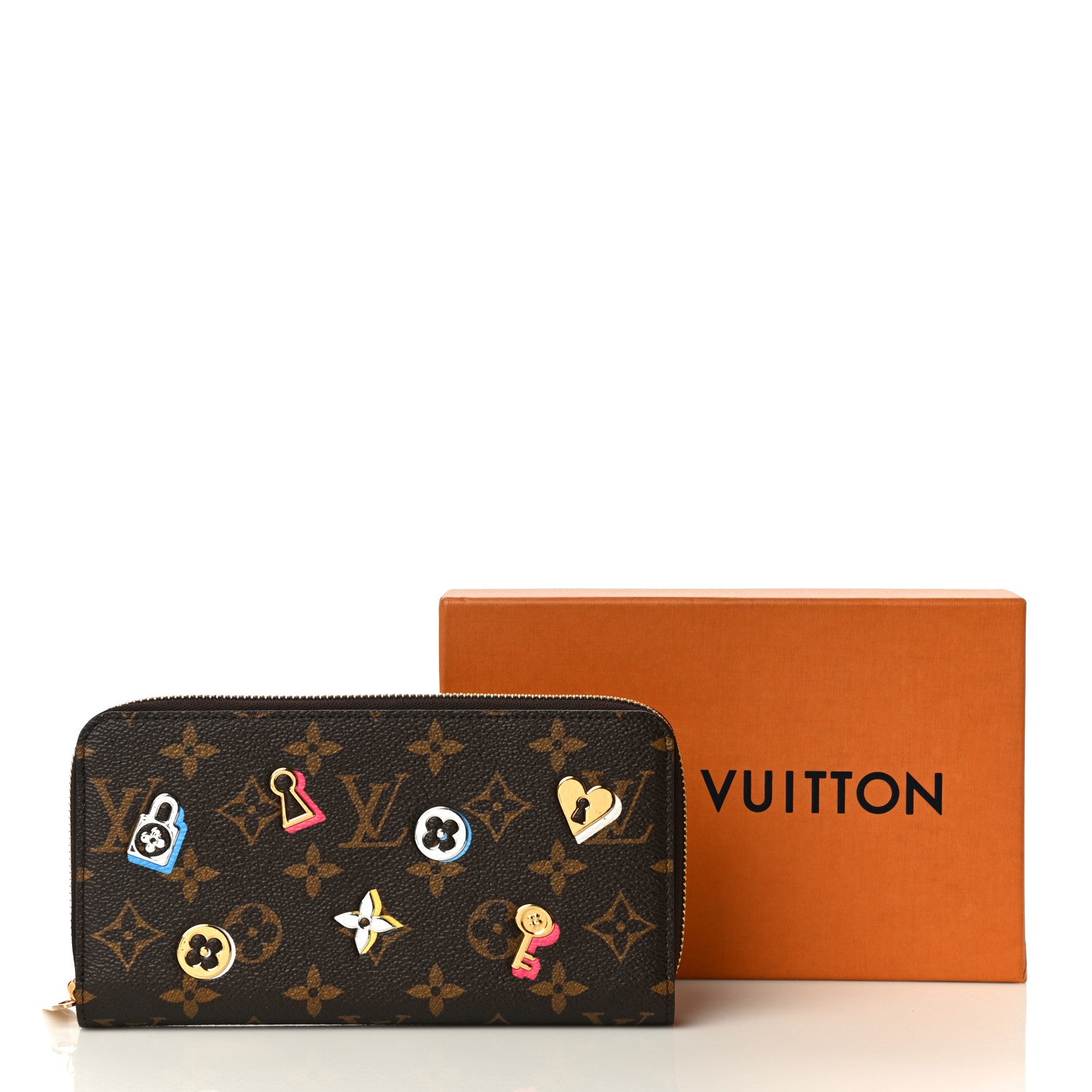 Louis Vuitton Monogram LV Love Lock Zippy Wallet 11 of 11
