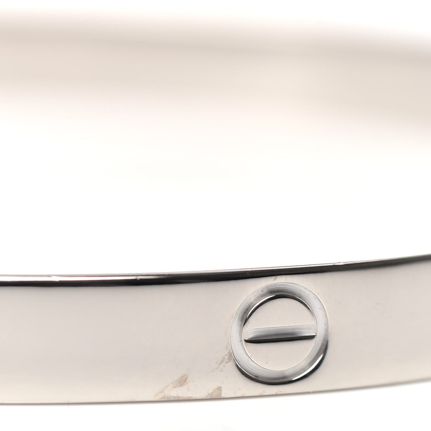 18K White Gold LOVE Bracelet 19