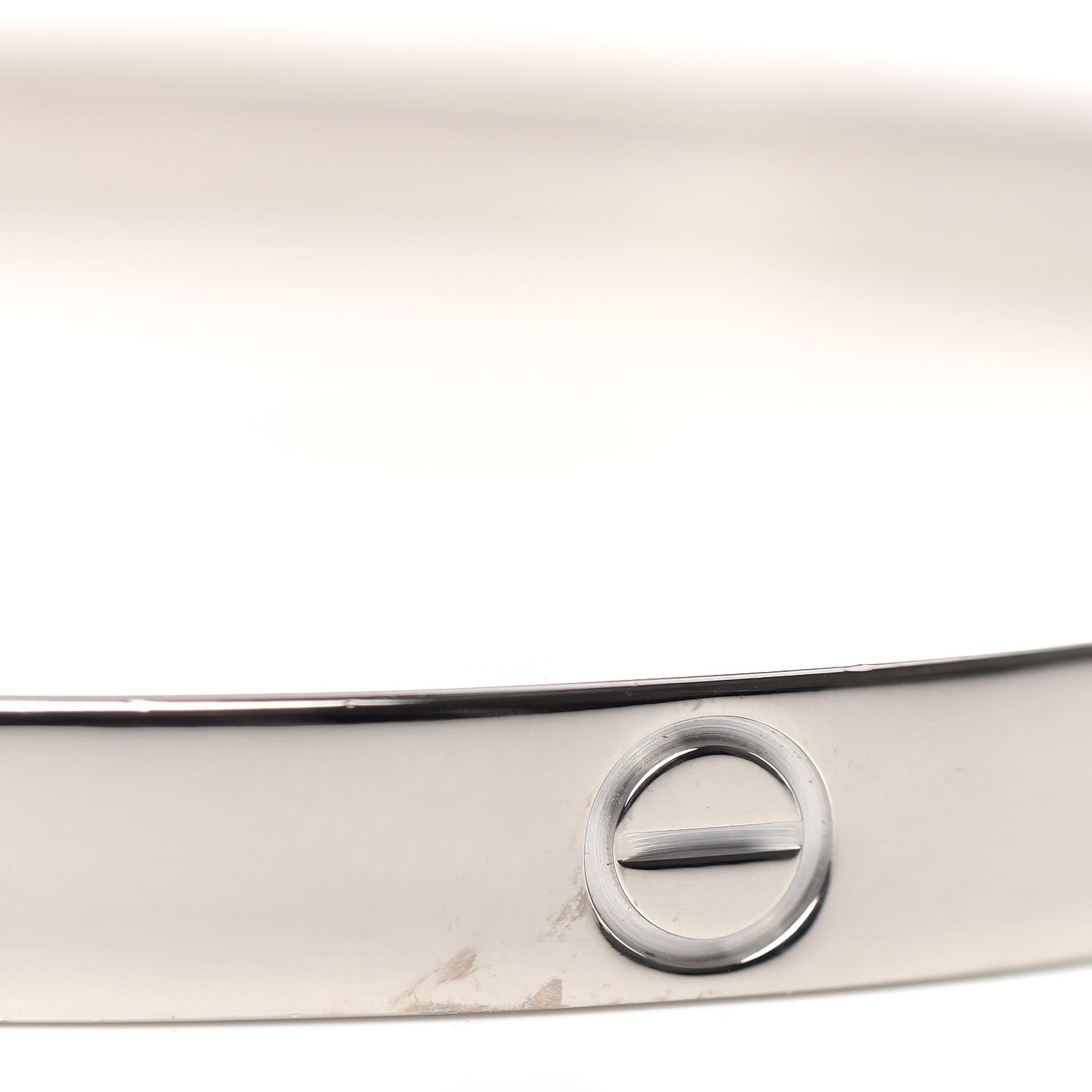Cartier 18K White Gold LOVE Bracelet 19 4 of 7