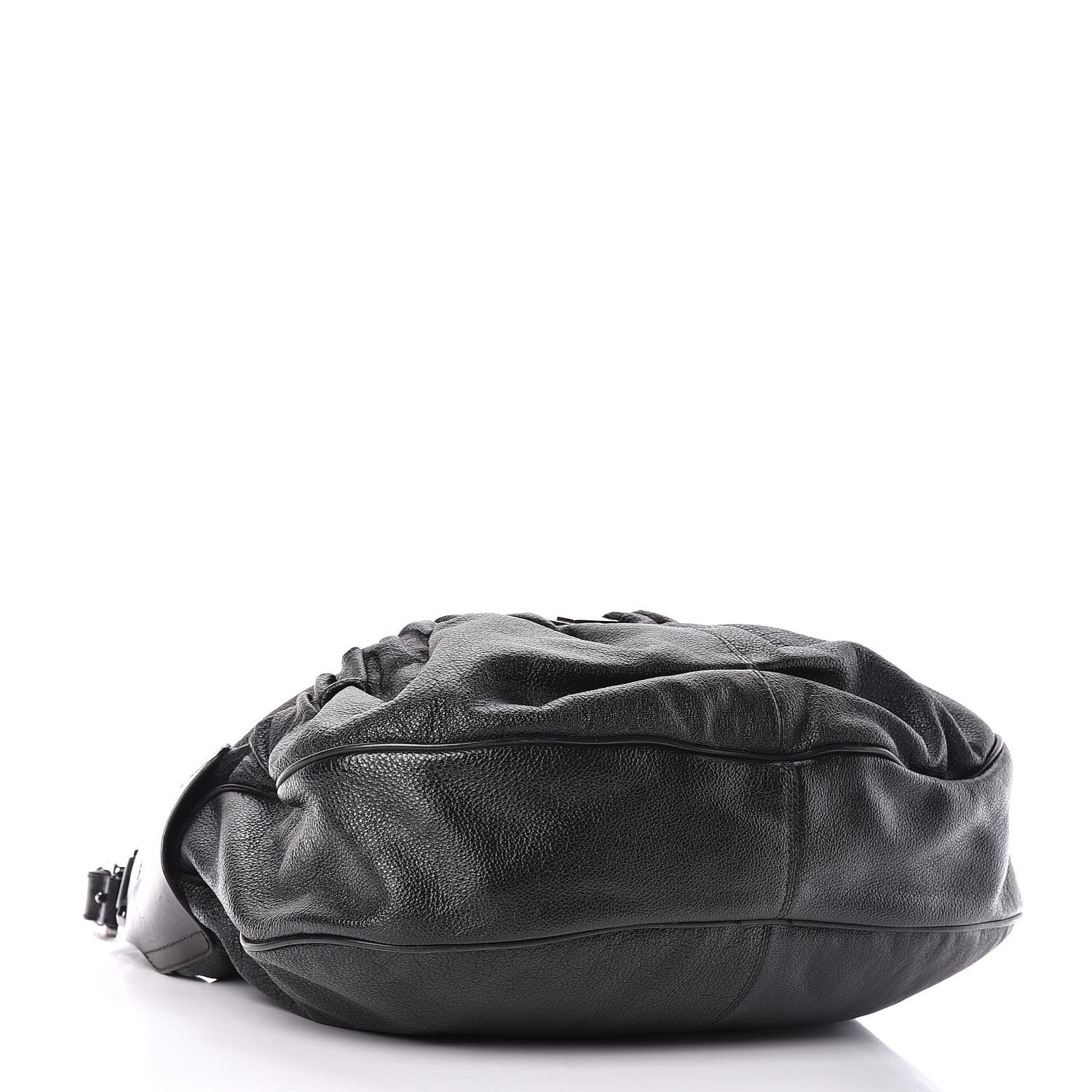 Burberry Calfskin Hobo Black 4 of 13