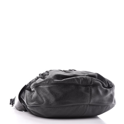 Burberry Calfskin Hobo Black 4 of 13