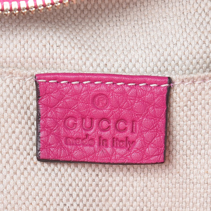 Gucci Cellarius Calfskin Small Soho Disco Bag Bright Bouganville 6 of 11