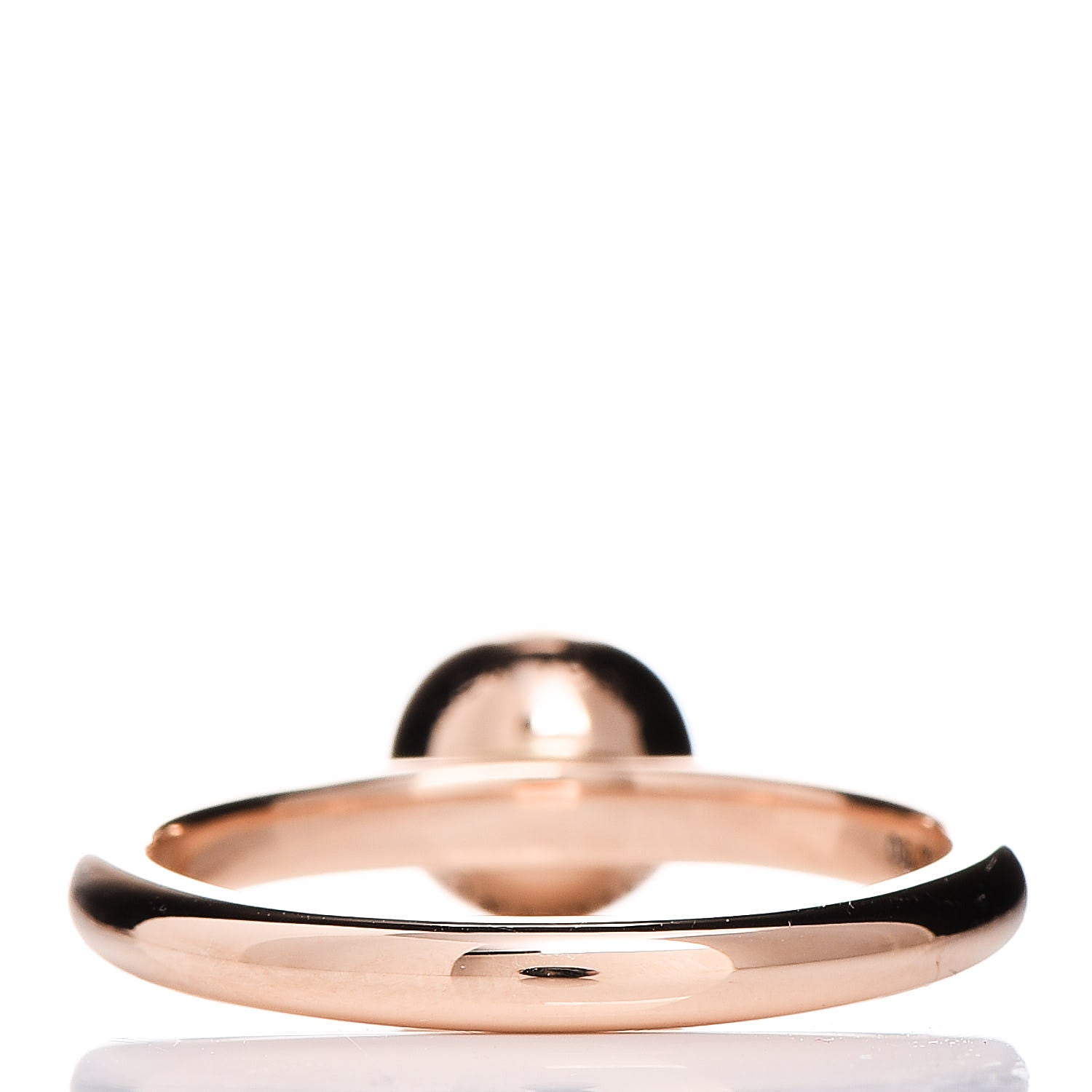 Tiffany 18K Rose Gold 8mm HardWear Ball Ring 57 8 3 of 4
