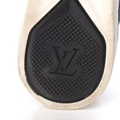 Louis Vuitton Canvas Victory Boats Slip On Sneakers 6.5 Pacific Blue 7 of 13