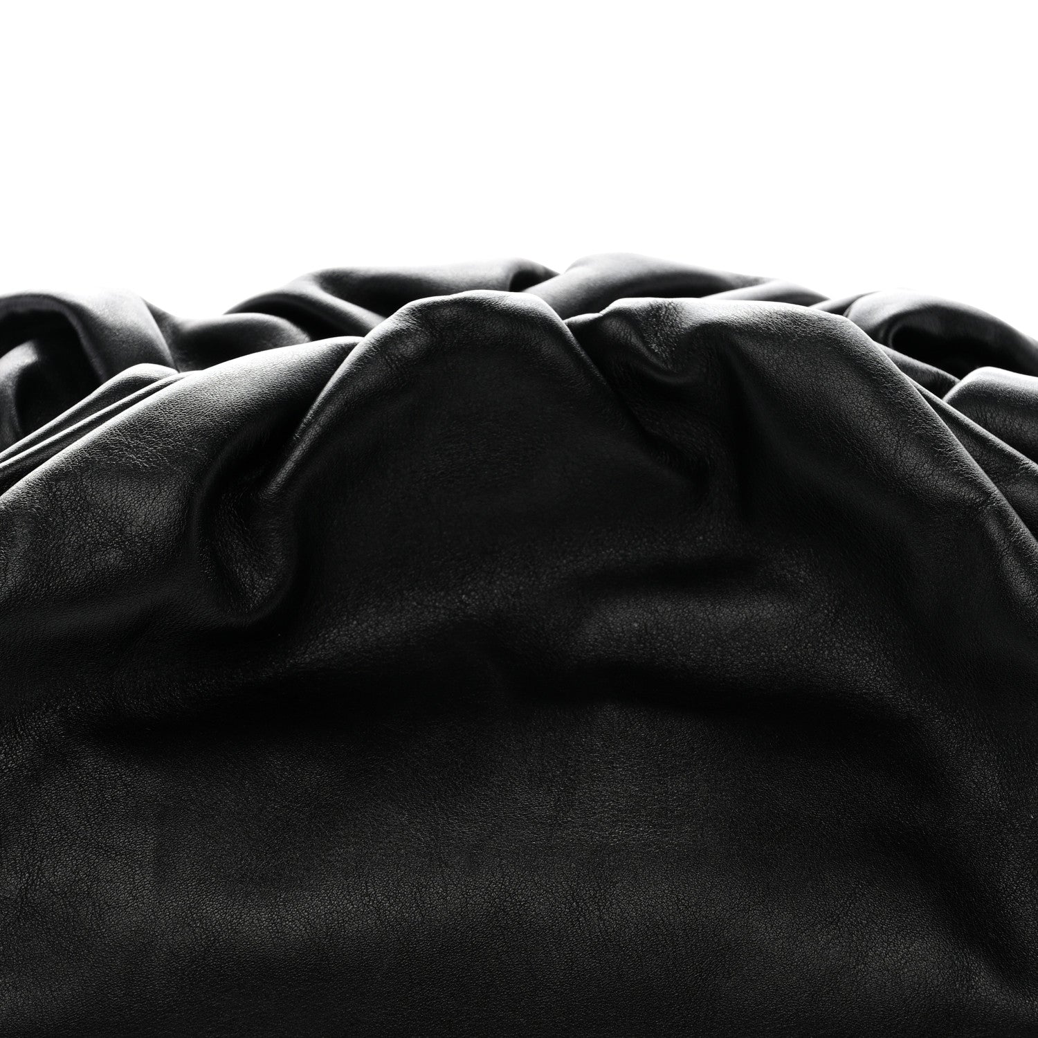 Bottega Veneta Smooth Butter Calf The Pouch Oversized Clutch Black 8 of 10