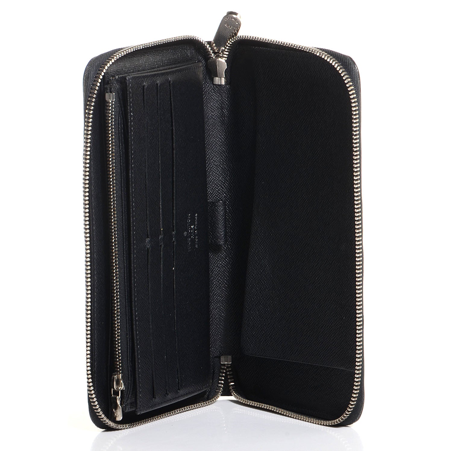 Louis Vuitton Epi Zippy Organizer Wallet Black 5 of 7