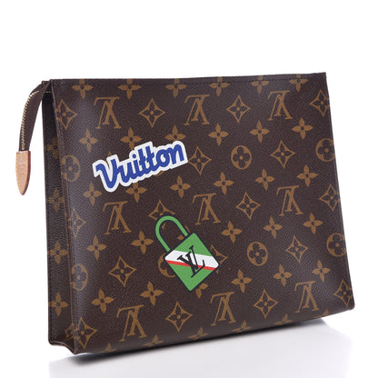 Louis Vuitton Monogram Travel Stickers Toiletry Pouch 26 3 of 11