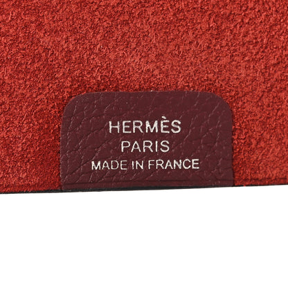 Hermes Togo Ulysse MM Notebook Cover Rouge H 6 of 8