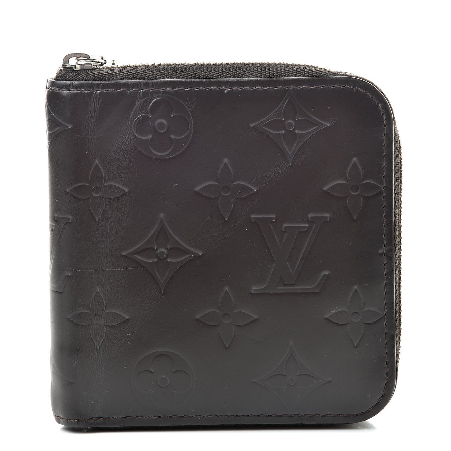 Monogram Glace Porte-Monnaie Billets Zipped Wallet Cafe
