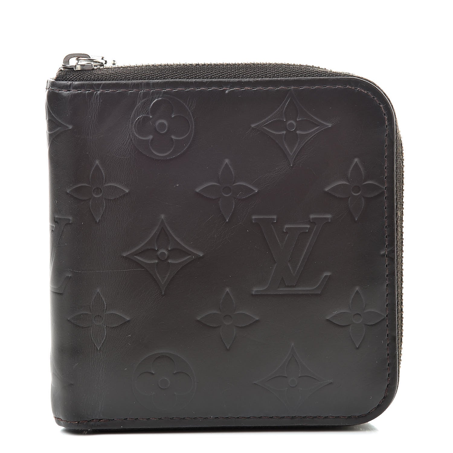 Louis Vuitton Monogram Glace Porte-Monnaie Billets Zipped Wallet Cafe 1 of 9