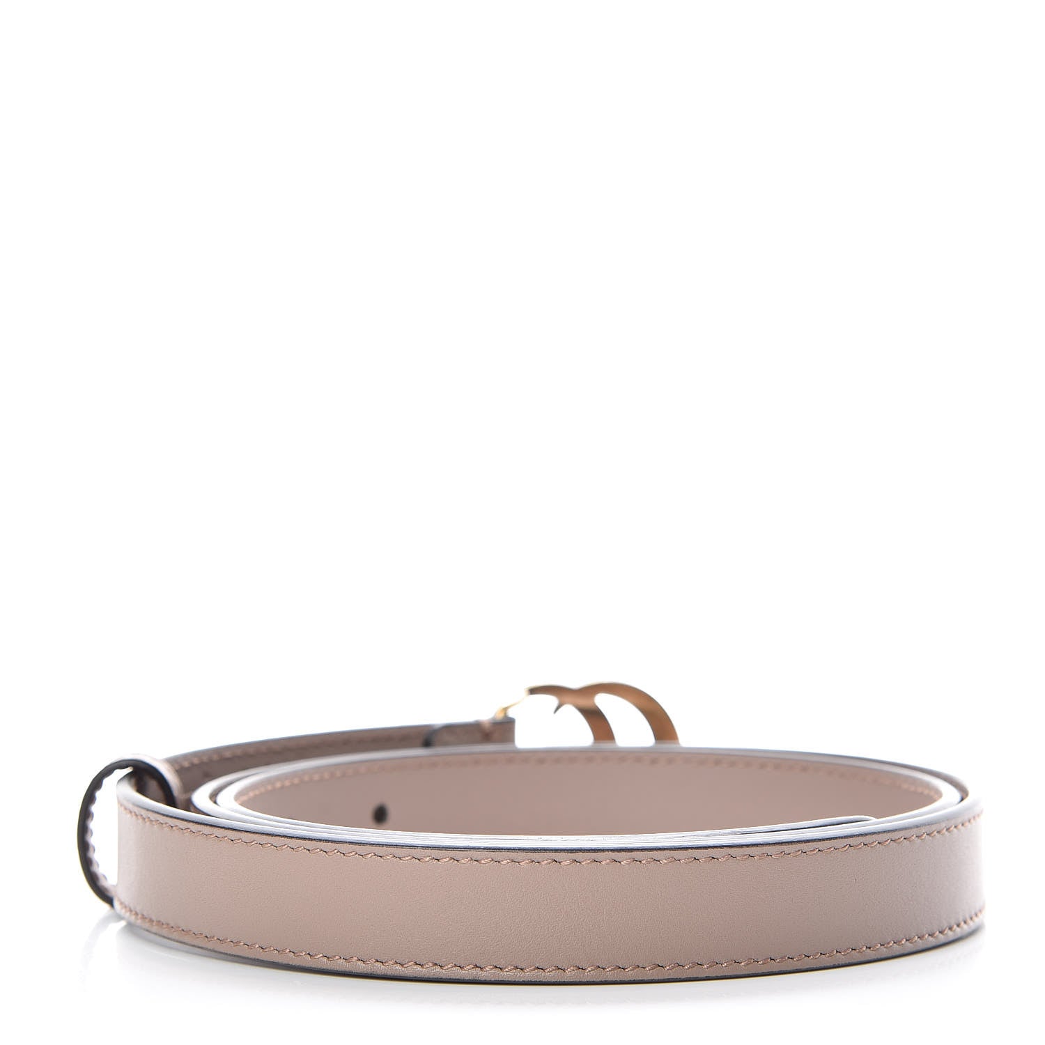 Gucci Calfskin Double G 20mm Belt 90 36 Porcelain Rose 2 of 6
