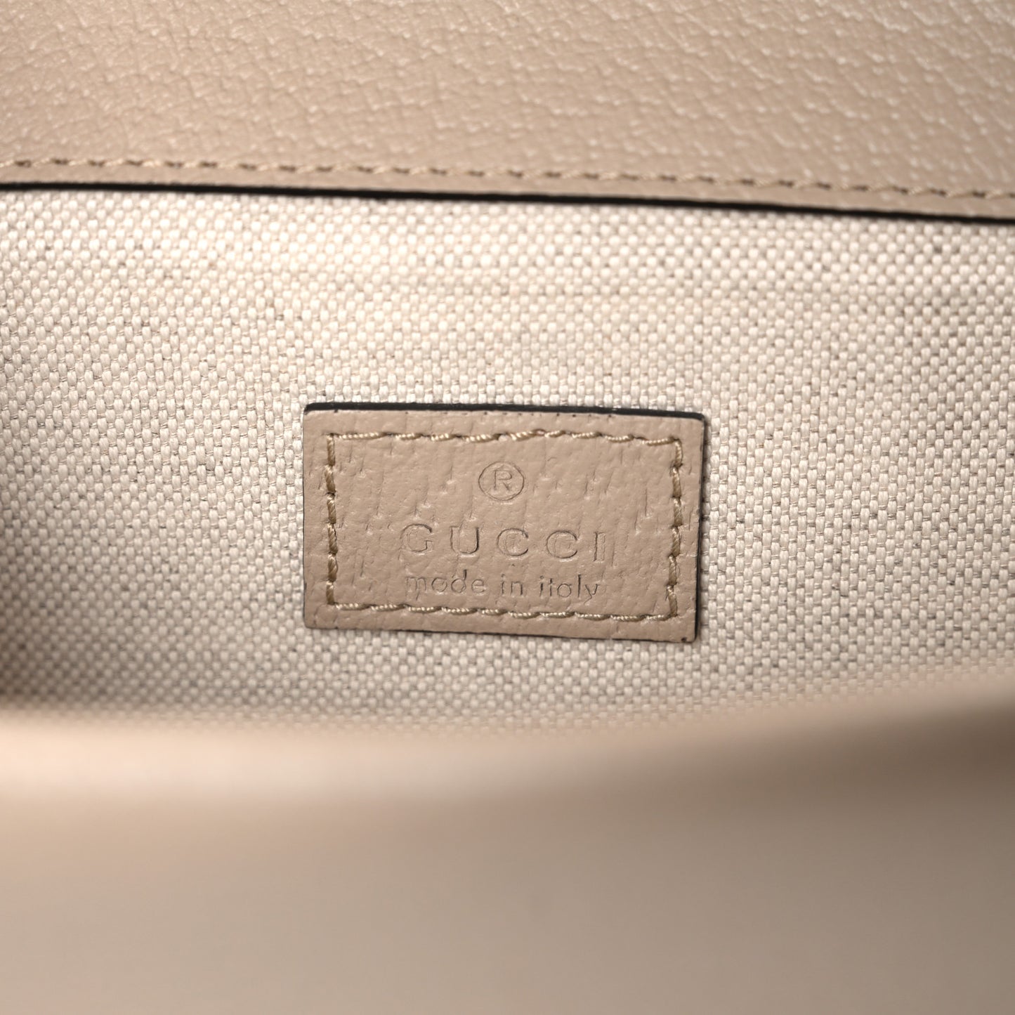 GG Supreme Monogram Textured Dollar Calfskin Small Rectangular Dionysus Shoulder Bag Beige Mystic White Oatmeal