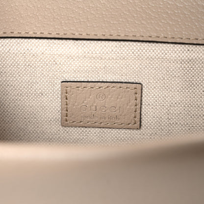 Gucci GG Supreme Monogram Textured Dollar Calfskin Small Rectangular Dionysus Shoulder Bag Beige Mystic White Oatmeal 6 of 11