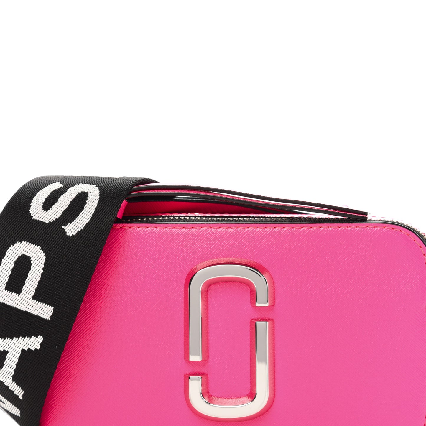 Saffiano Small Snapshot Camera Bag Pink