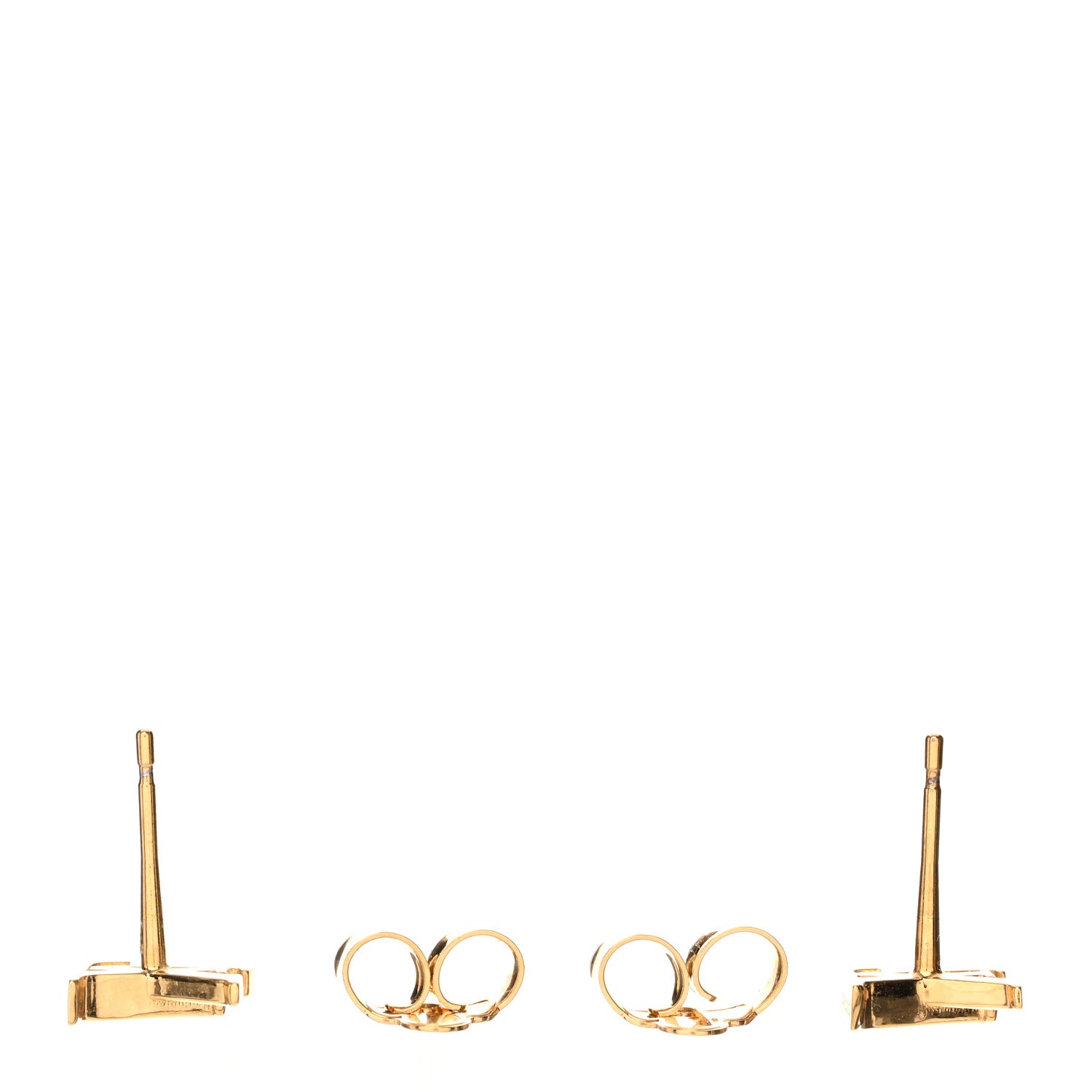 Louis Vuitton Pearl Minigram Pearls Earrings Gold 4 of 4