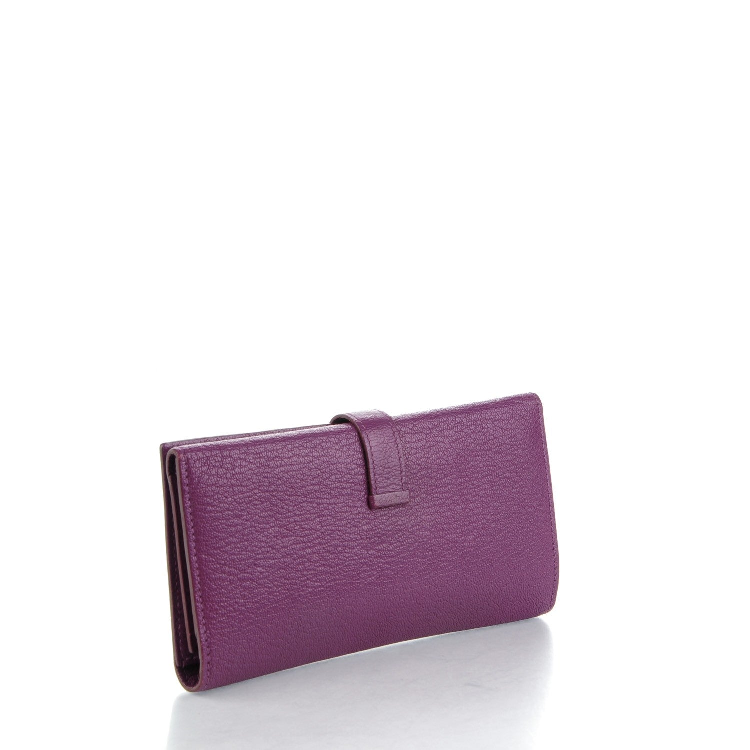 Hermes Chevre Mysore Bearn Tri-Fold Wallet Anemone 3 of 7