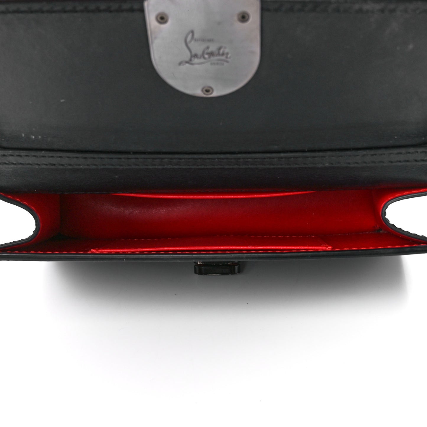 Patent Calfskin Mini Elisa Baguette Black