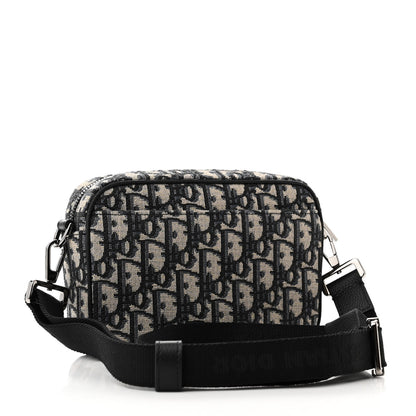 Christian Dior HOMME Oblique Mini Safari Messenger Navy Blue 3 of 10