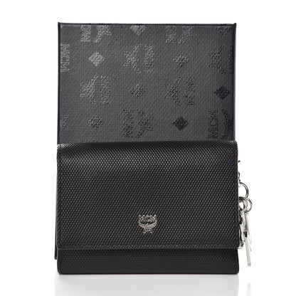 MCM Saffiano Tri-Fold Wallet Black 8 of 8