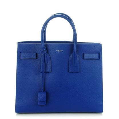 Saint Laurent Grained Calfskin Small Sac De Jour Outremer 1 of 9